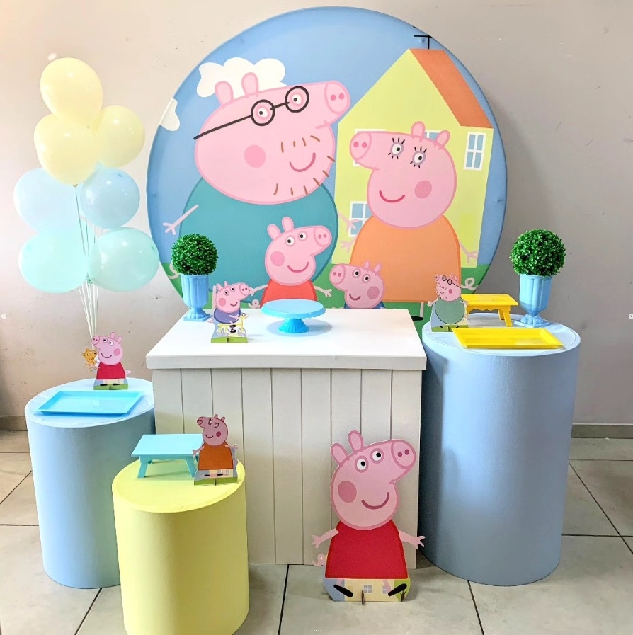 Peppa Pig - Ouro - D´Coração Festaria