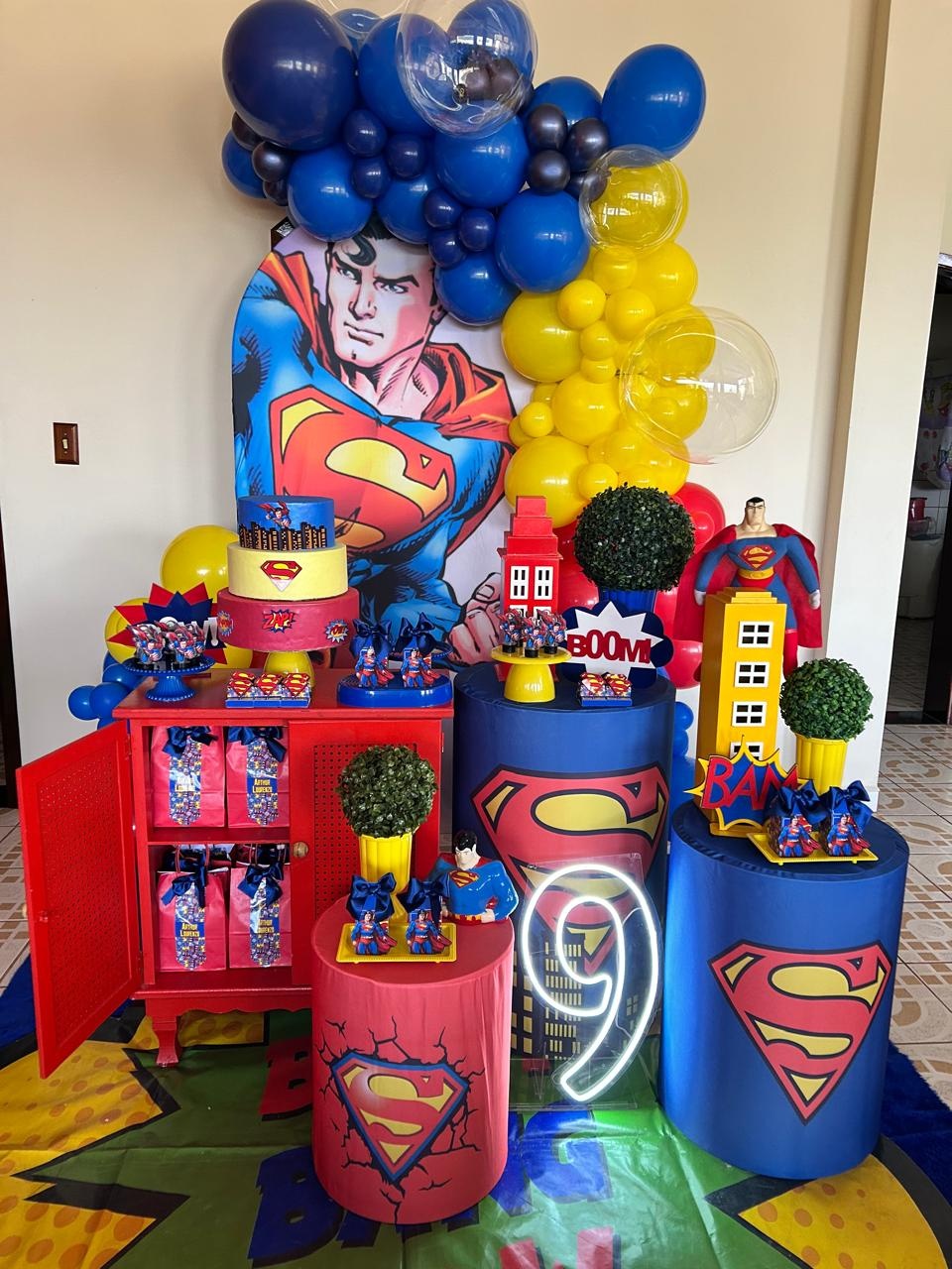 Kit Super Man Sem Os Balões - Patricia Pessoa Leonel Barbosa 