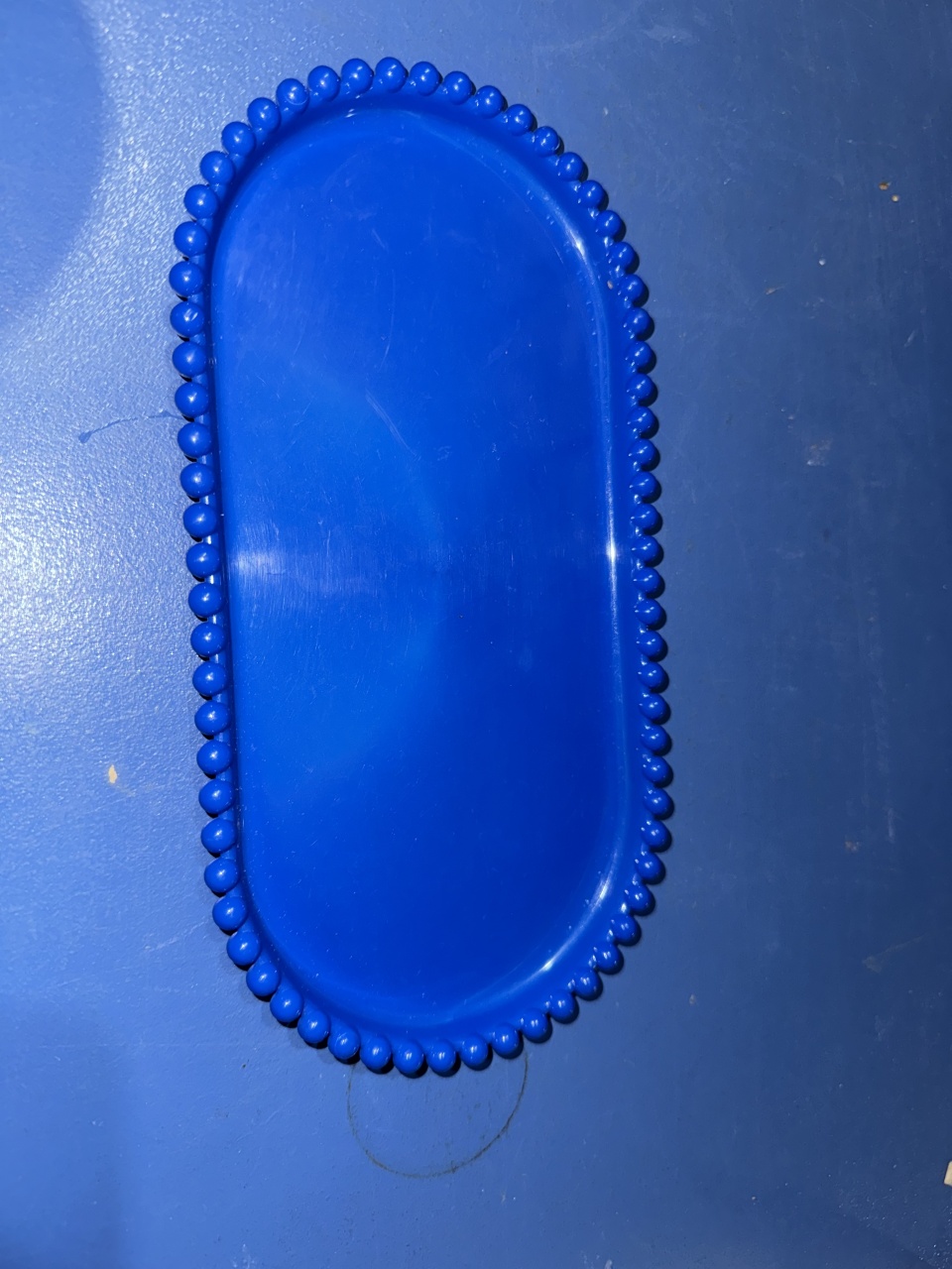 Bandeija Azul Oval - Patricia Pessoa Leonel Barbosa 