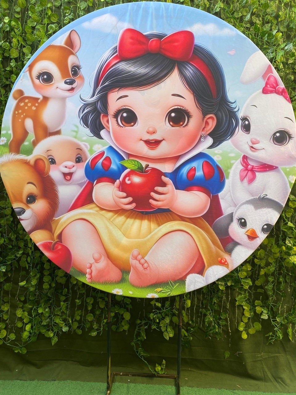 Redondo Branca de Neve Baby 1.5X1.5 - Patricia Pessoa Leonel Barbosa 