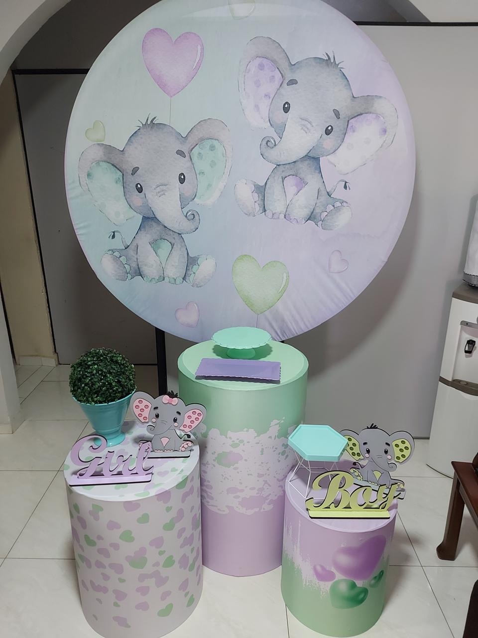 Chá Revelação Elefante - Patricia Pessoa Leonel Barbosa 
