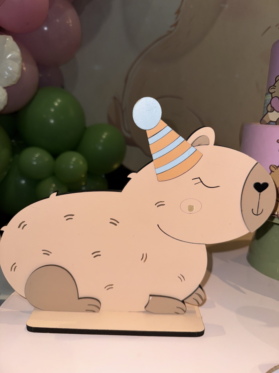Toten de Mesa Capivara - Patricia Pessoa Leonel Barbosa 