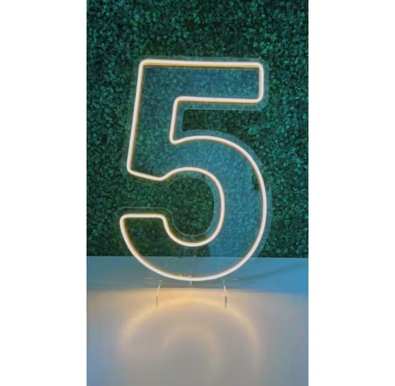 Numero 5 Led - olivermartinseventos