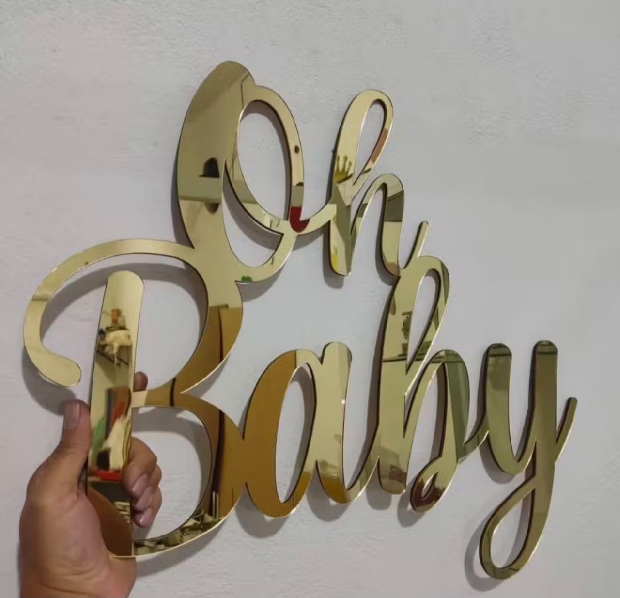 Letreiro Oh Baby - olivermartinseventos