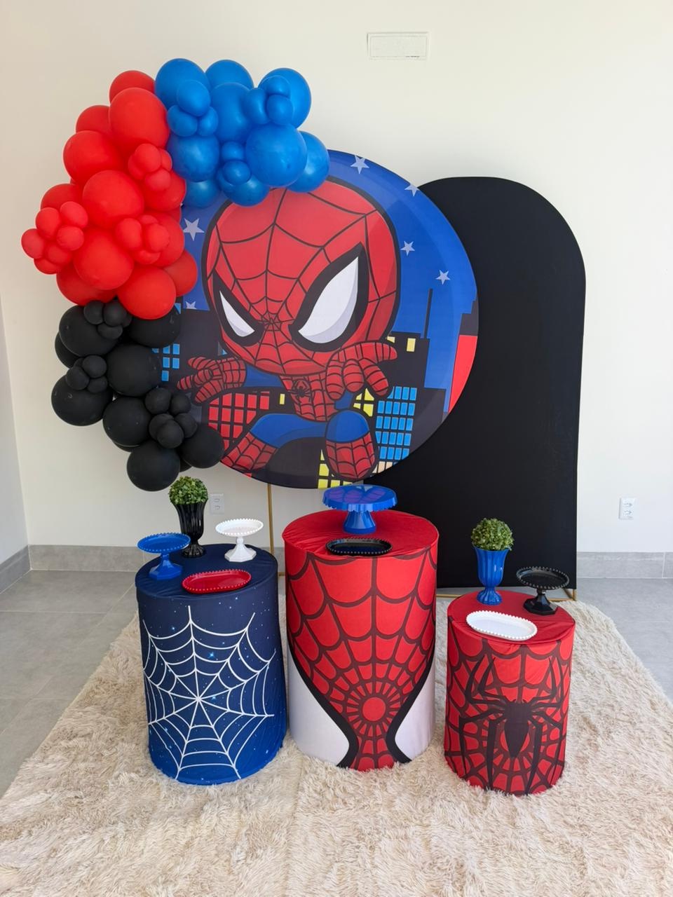 Homem Aranha Kids Painel Romano - olivermartinseventos