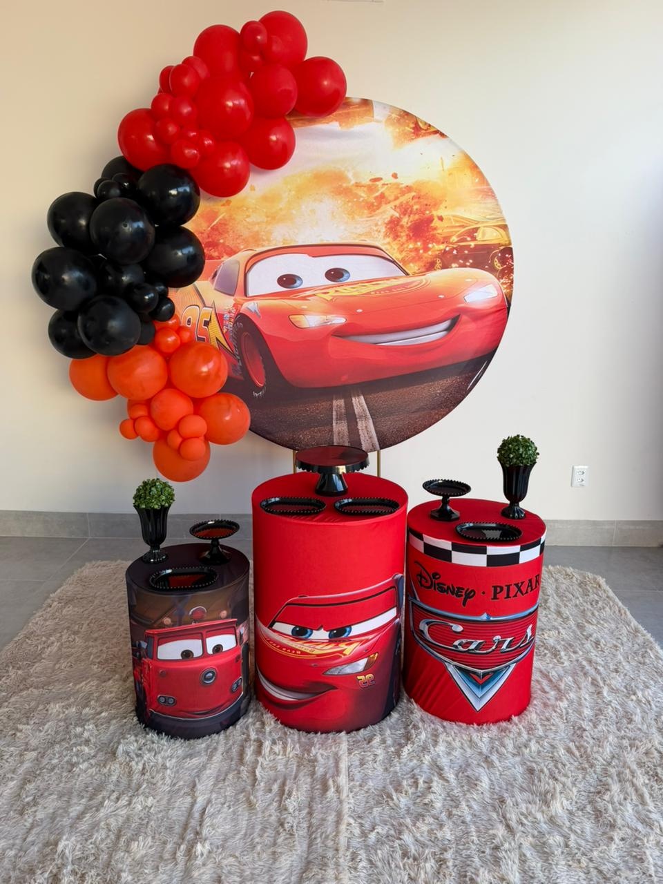 Relampago Mcqueen Baloes - olivermartinseventos