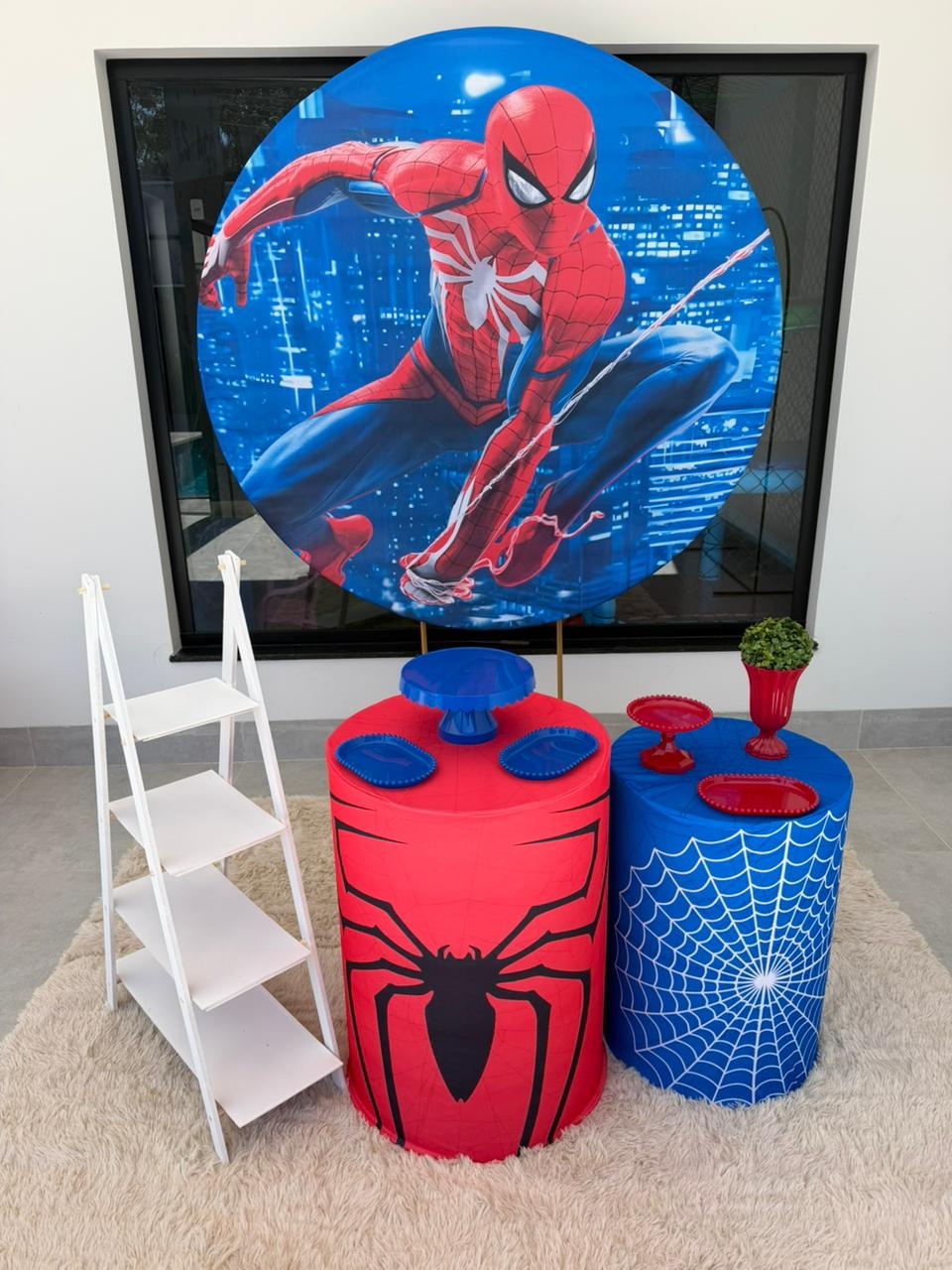 Homem Aranha C/ Escadinha - olivermartinseventos