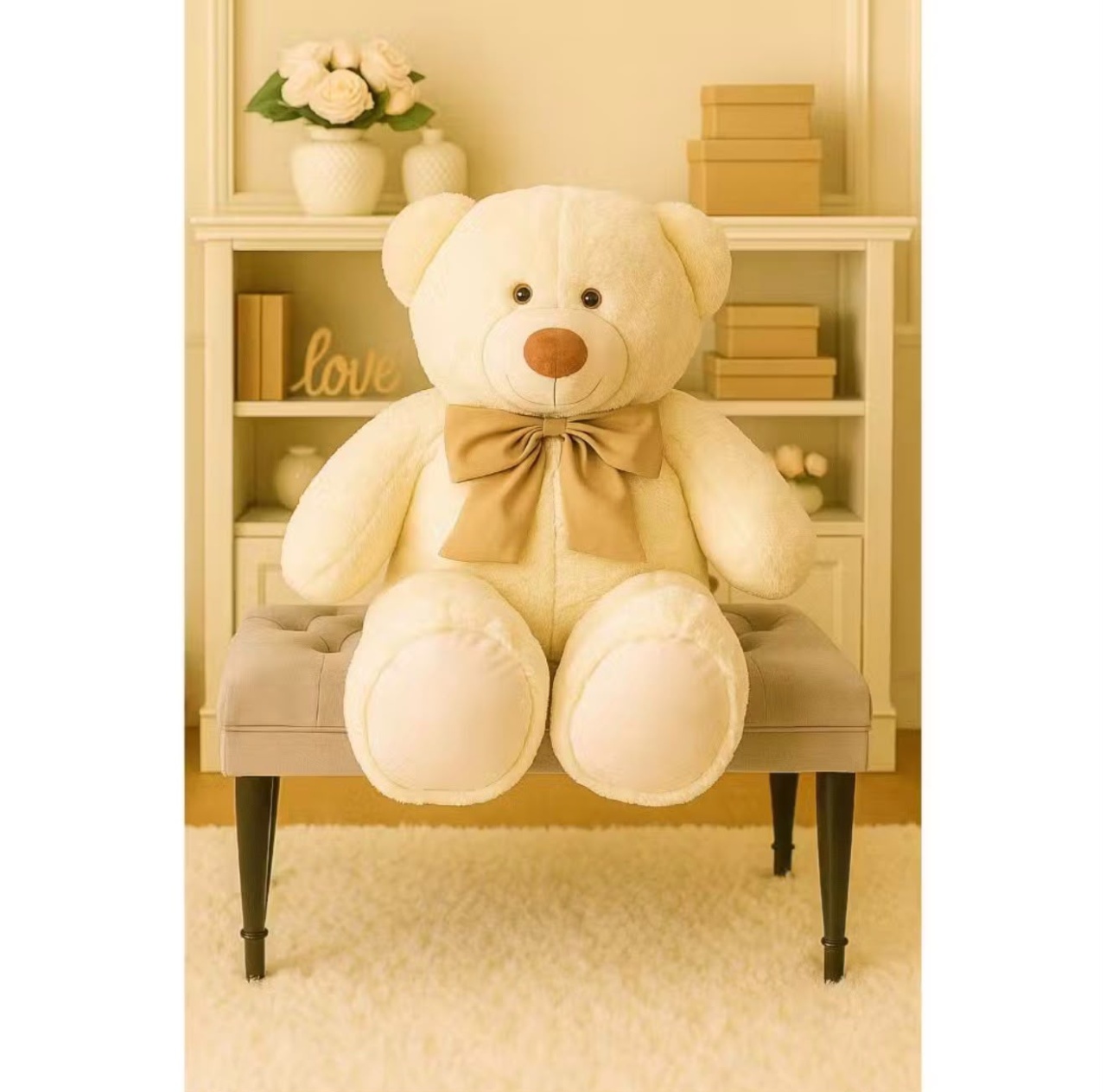 Urso Bege 50Cm - olivermartinseventos