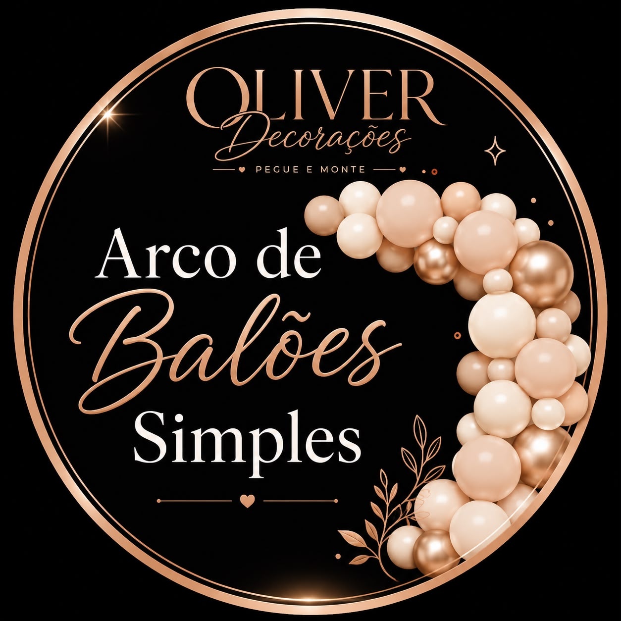 Arco Balões Simples - olivermartinseventos