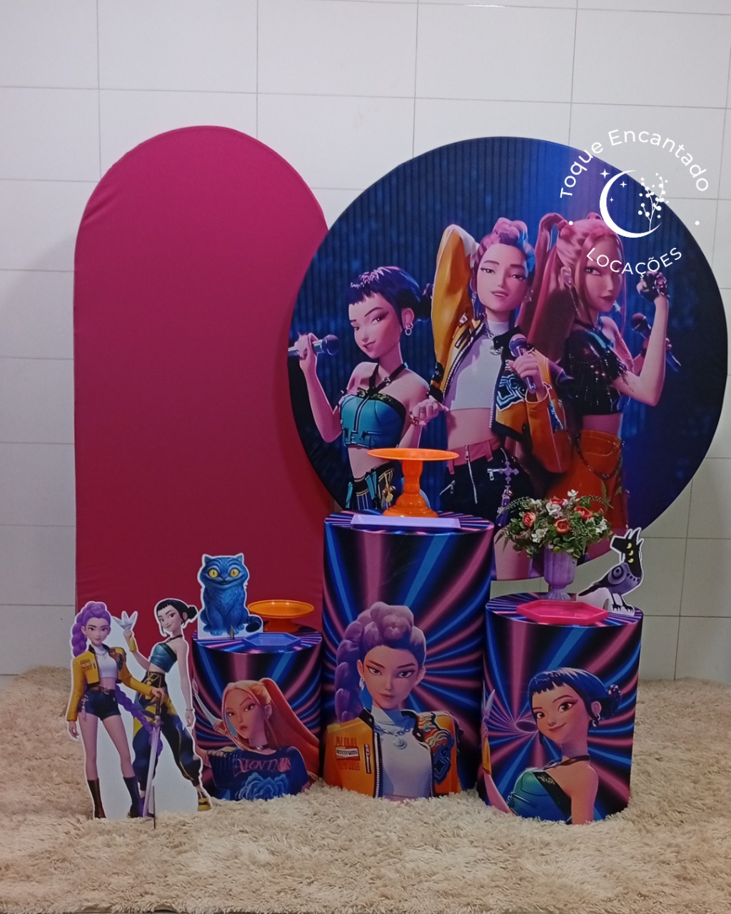 Kit Padrão 2.0 - Guerreiras Do K-Pop (Pink) - Toque Encantado Locações