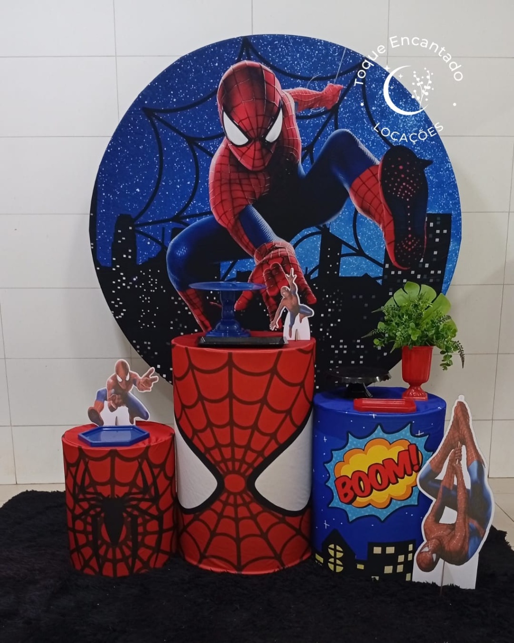 Kit Padrão - Homem Aranha - Toque Encantado Locações