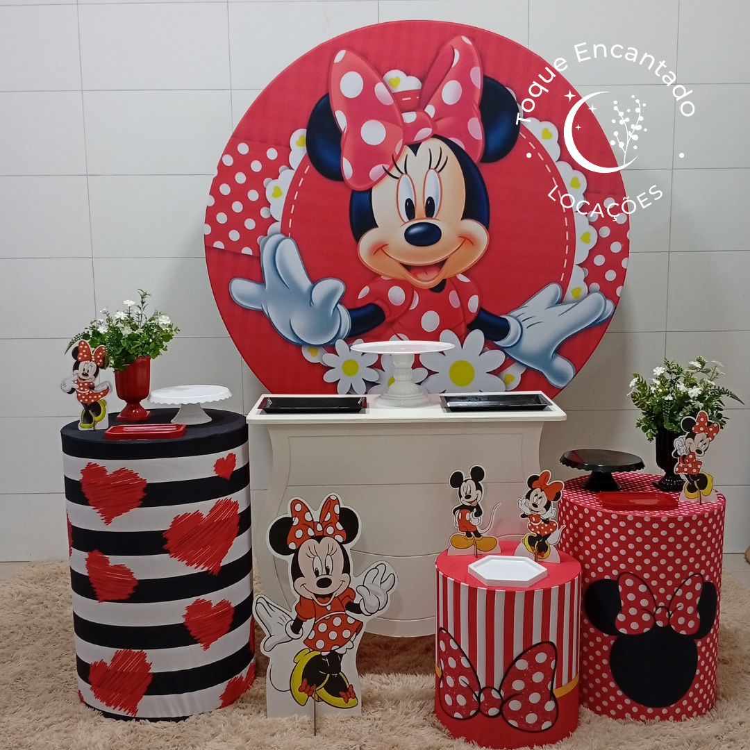 Kit Essencial - Minnie Vermelha - Toque Encantado Locações