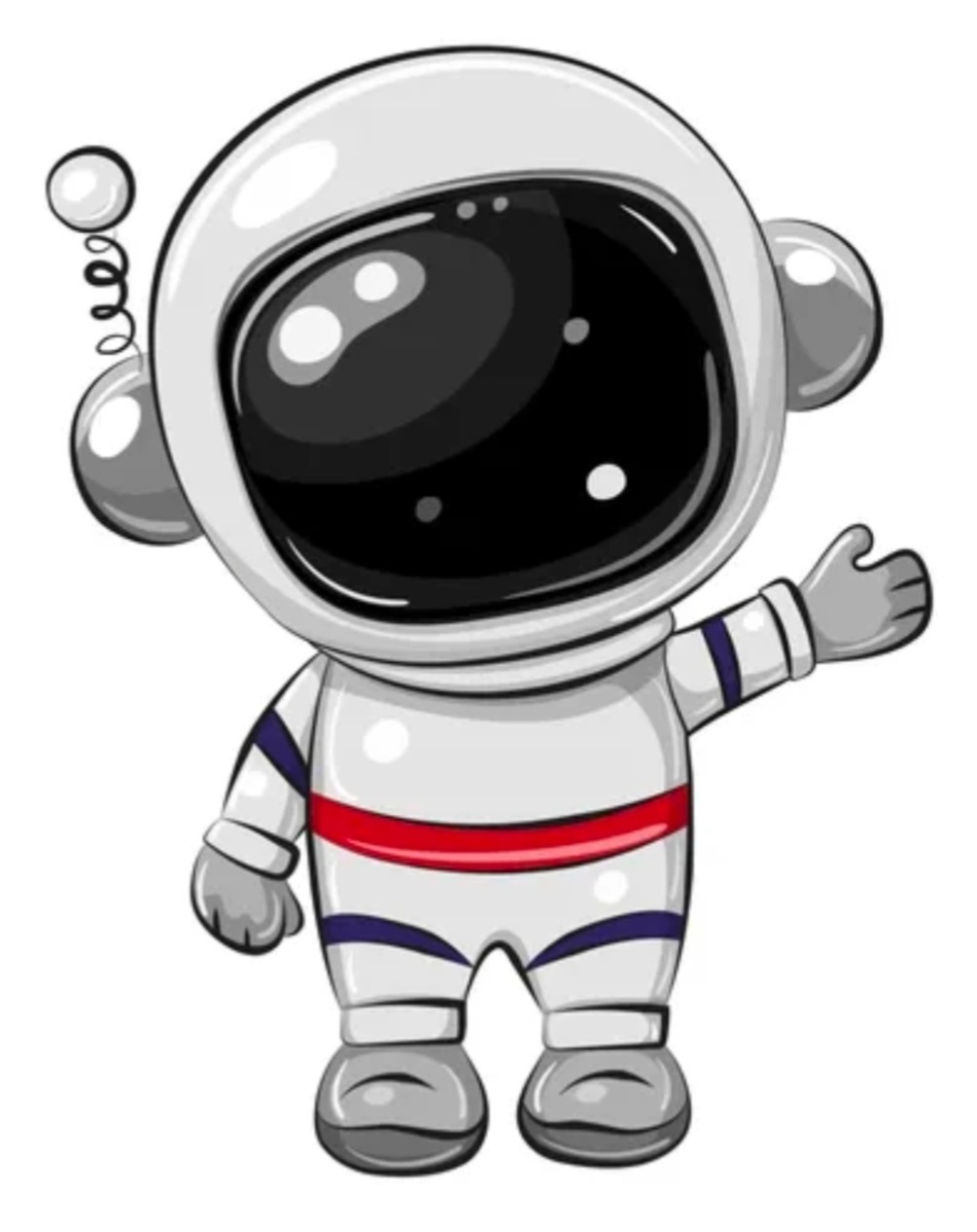 Display 10Cm - Astronauta - Debora Conceição Rangel 