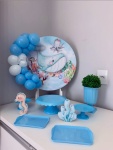 Mini Arco de Balão de Mesa - 2 Cores Simples - imagem 2