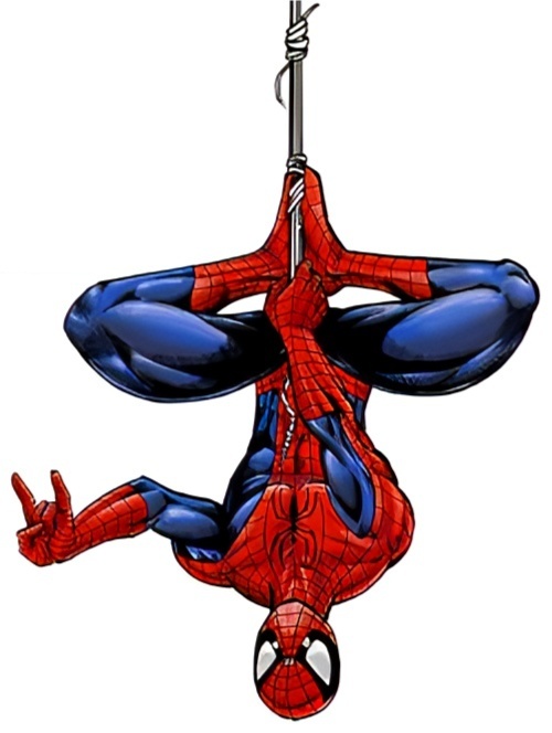 Display 10Cm - Homem - Aranha Pendurado de Cabeça Pra Baixo - Debora Conceição Rangel 
