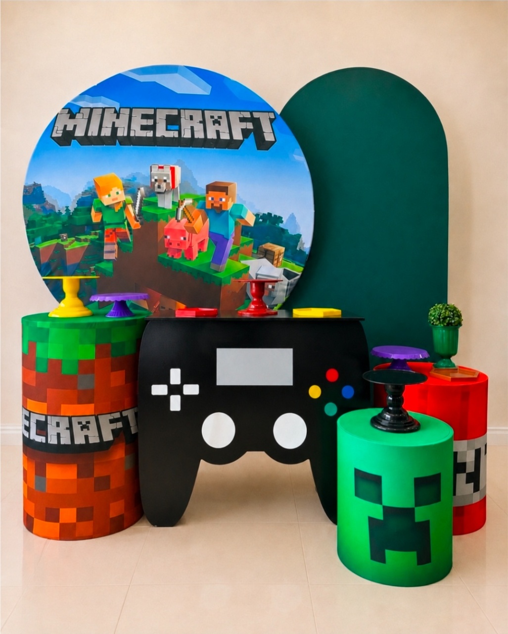 Decoração Completa - Minecraft - Debora Conceição Rangel 