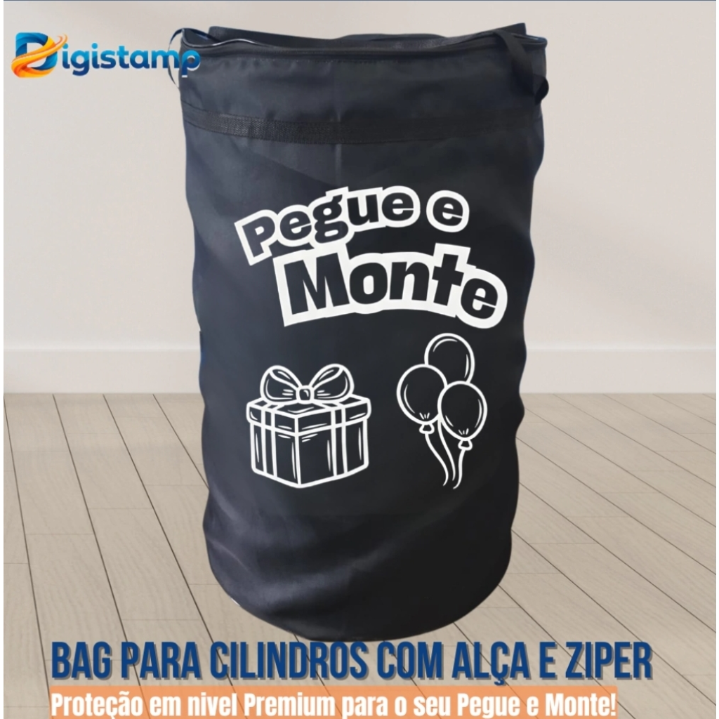 Bag Impermeável Para Cilindros - Preto - Debora Conceição Rangel 