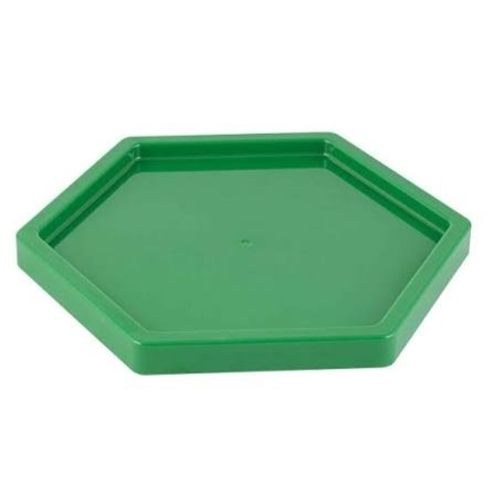 Bandeja Sextavada - Verde - Debora Conceição Rangel 
