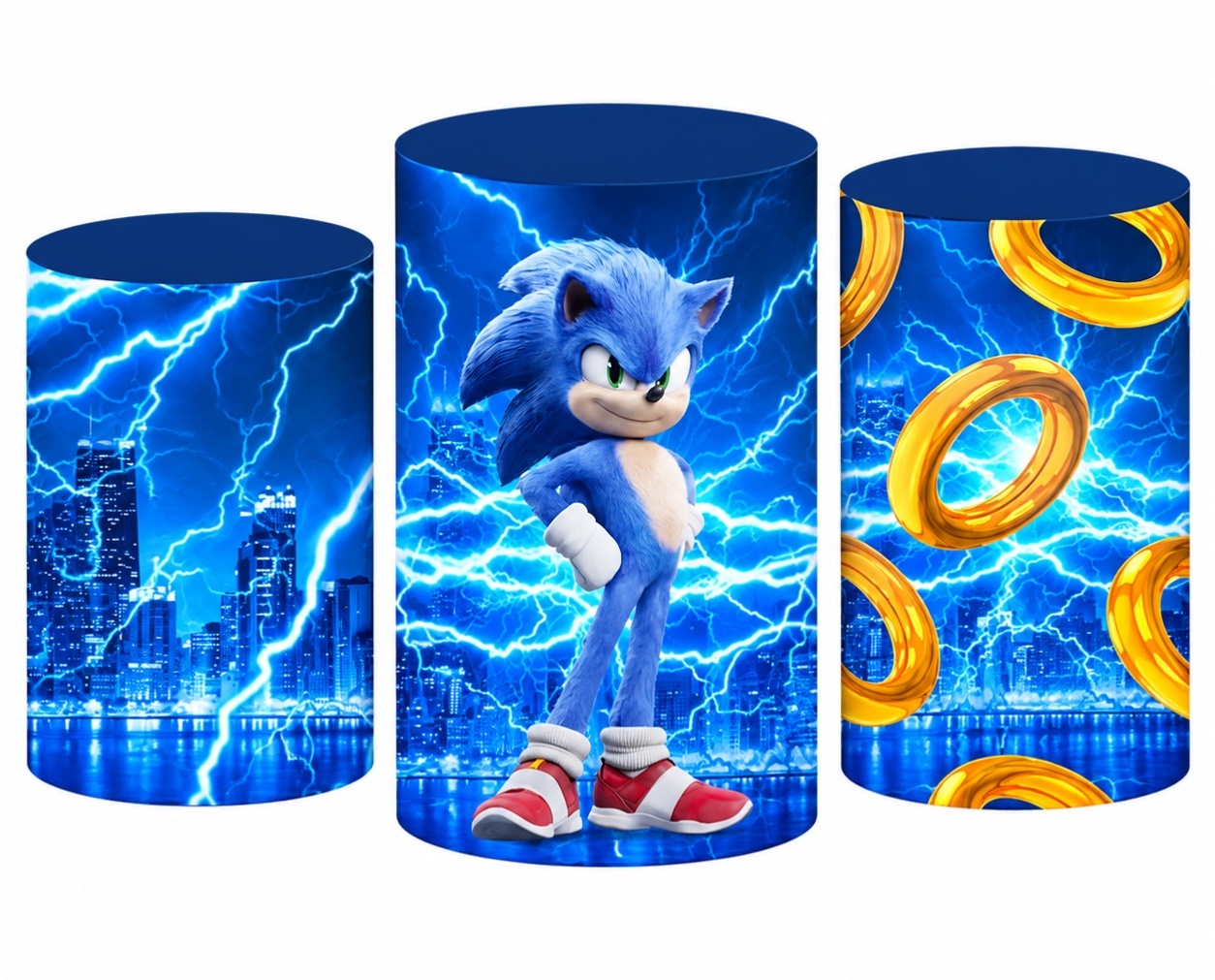 Capa Para Cilindros - Sonic - Debora Conceição Rangel 
