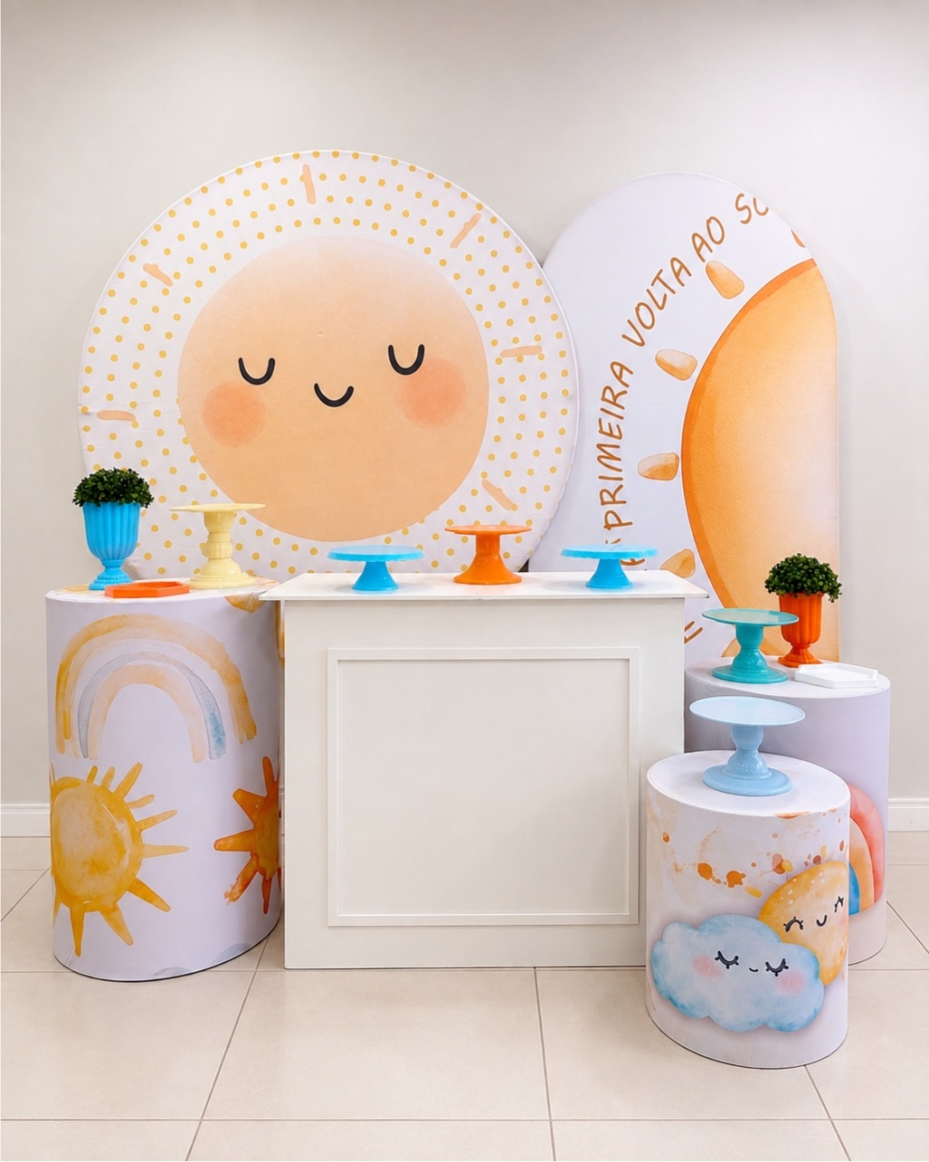 Decoração Completa - Minha Primeira Volta Ao Sol - Debora Conceição Rangel 