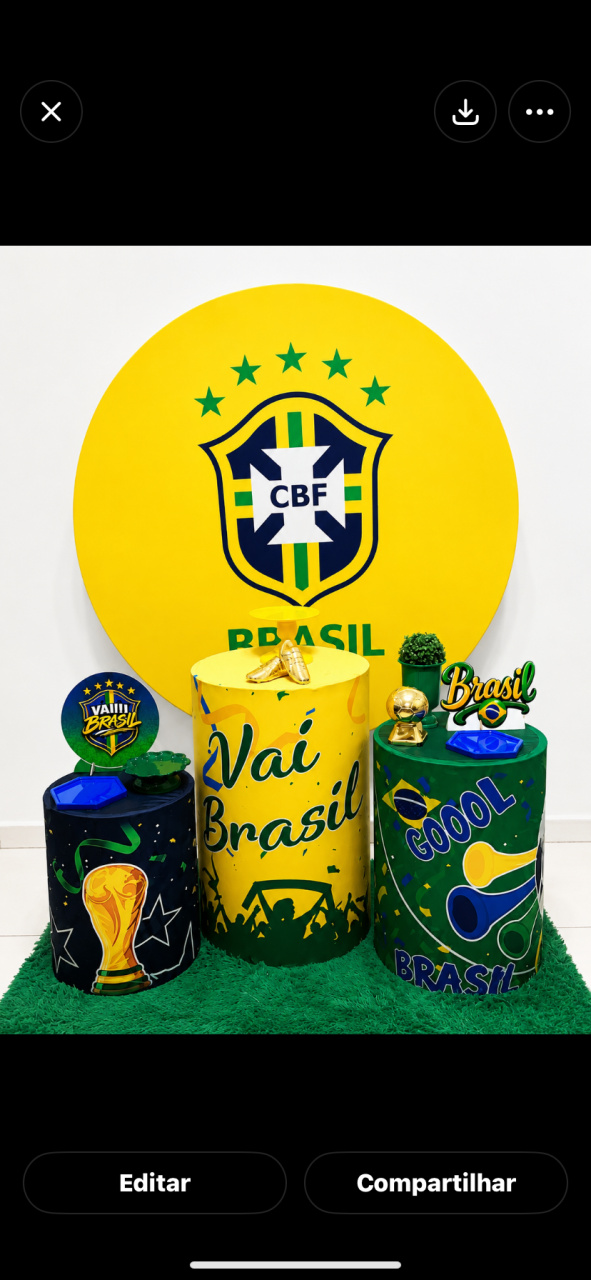 Kit Brasil - Ki_decoração 