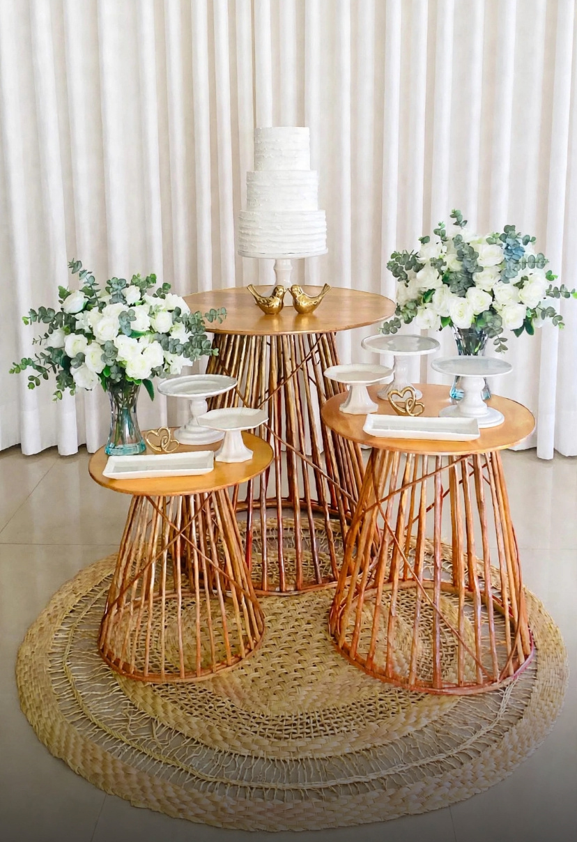Kit Rústico Casamento/Noivado - Ki_decoração 