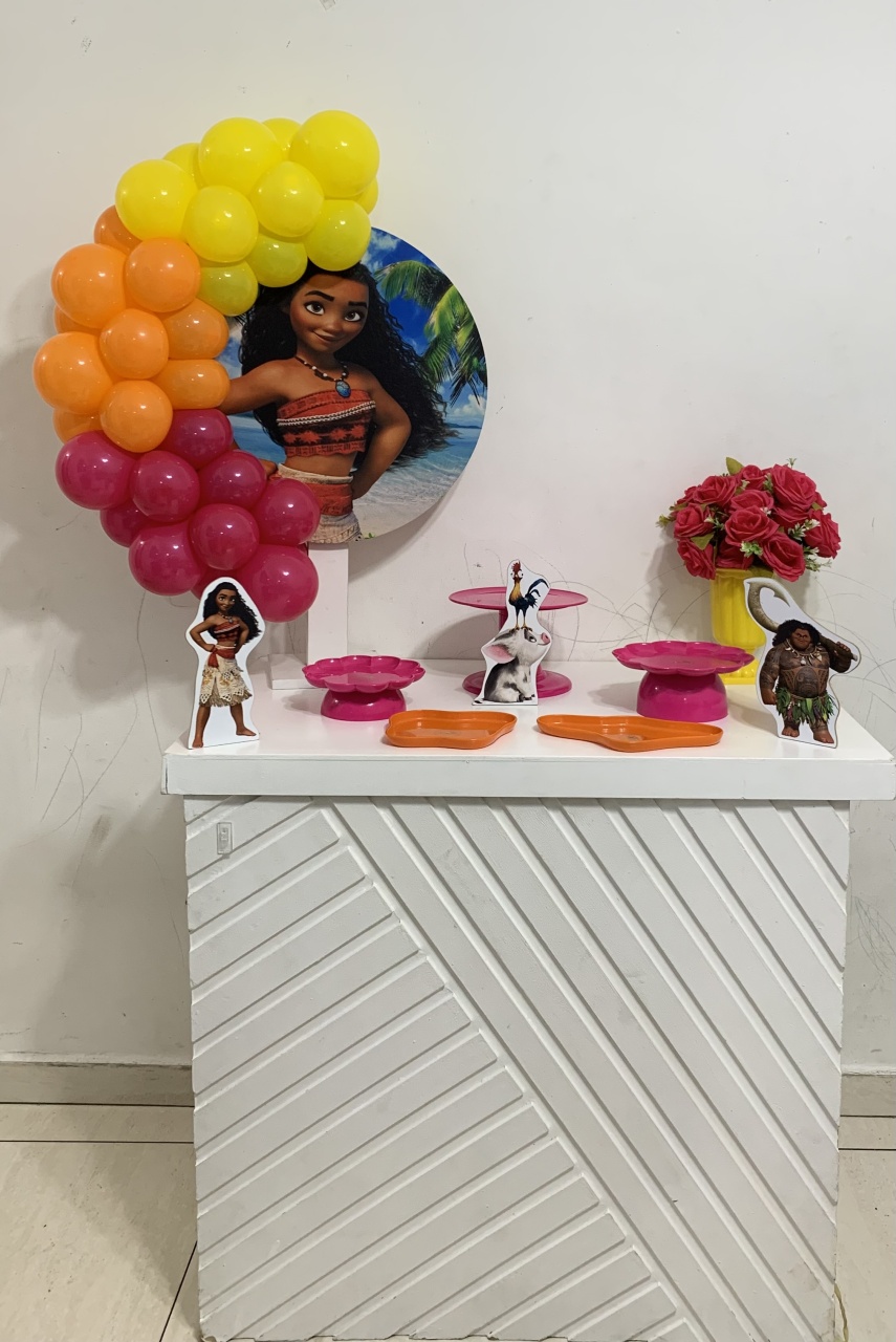 Kit Moana Adulta(Ouro Plus) - Ki_decoração 