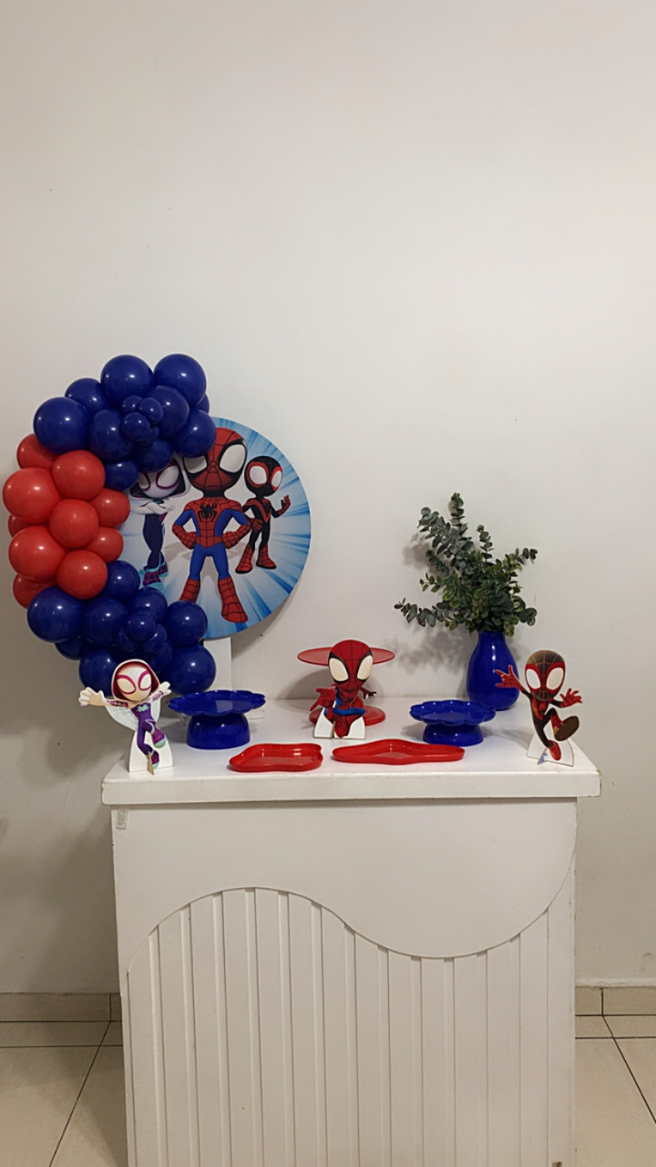 Kit Amigos Do Aranha (Ouro Plus) - Ki_decoração 