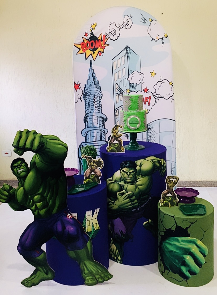 Kit Hulk Cubos - Ki_decoração 