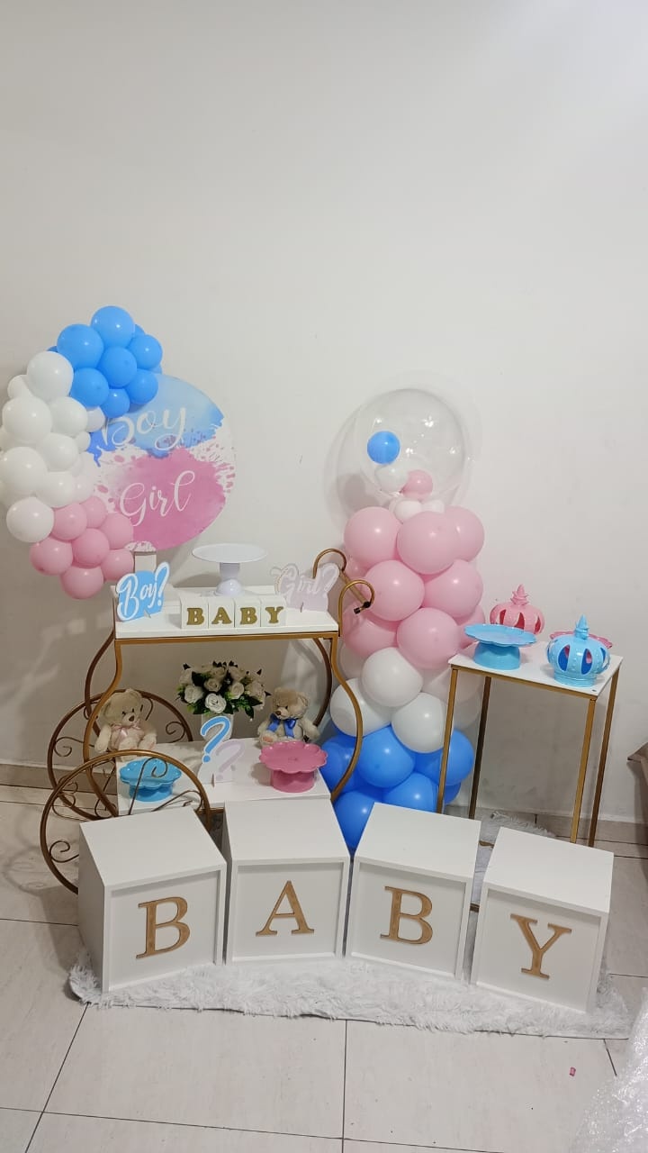 Kit Chá Revelação Boy Ou Girl - Karen