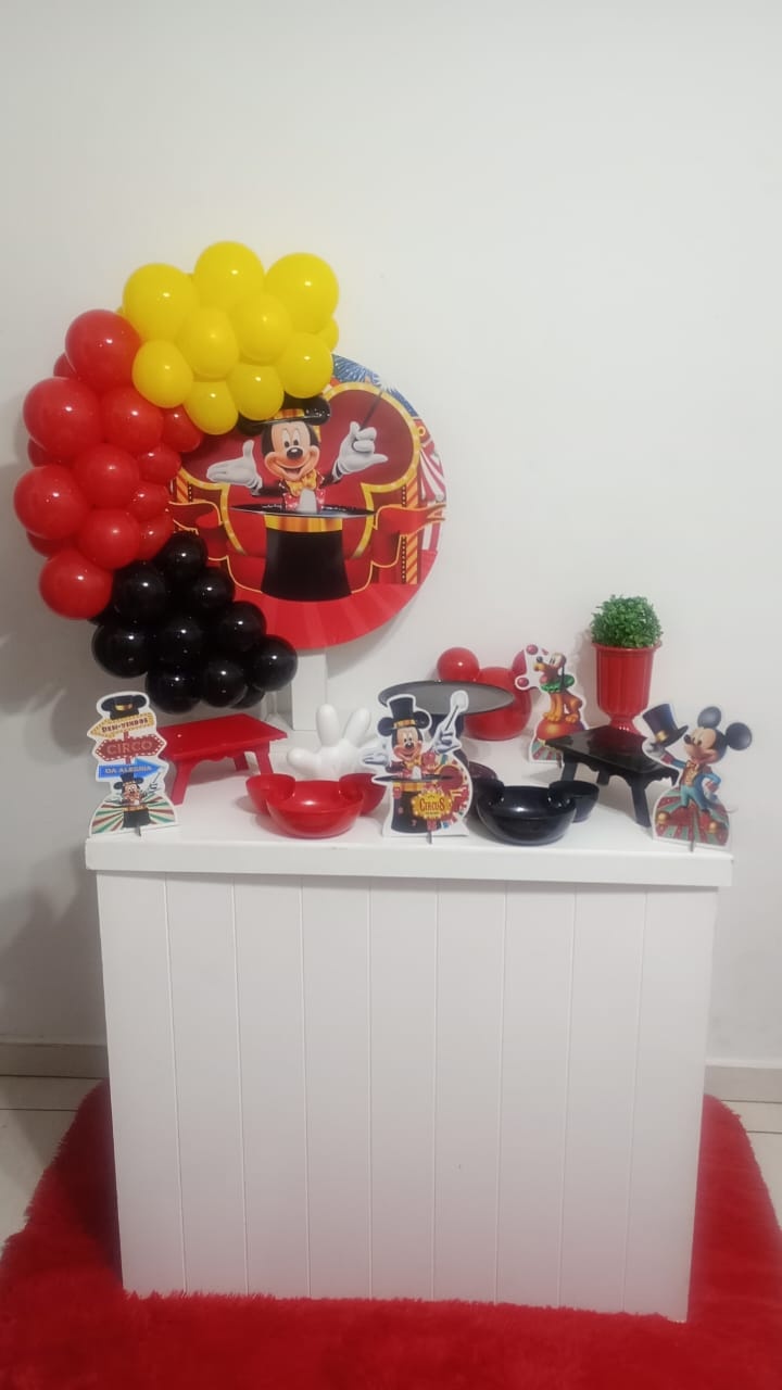 Kit Mickey Circo Prata - Karen