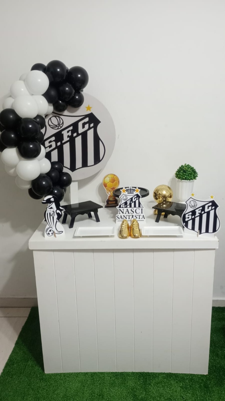 Kit Santos Fc Prata - Karen
