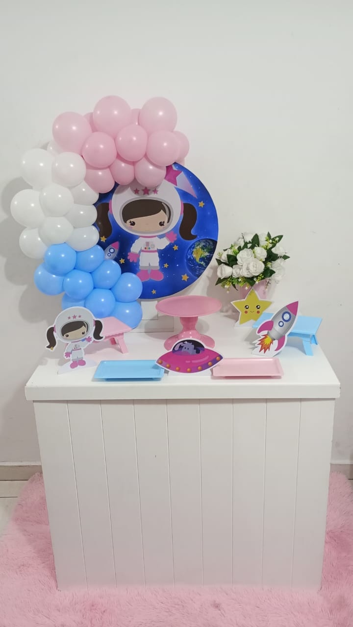 Kit Astronauta Menina Prata - Karen