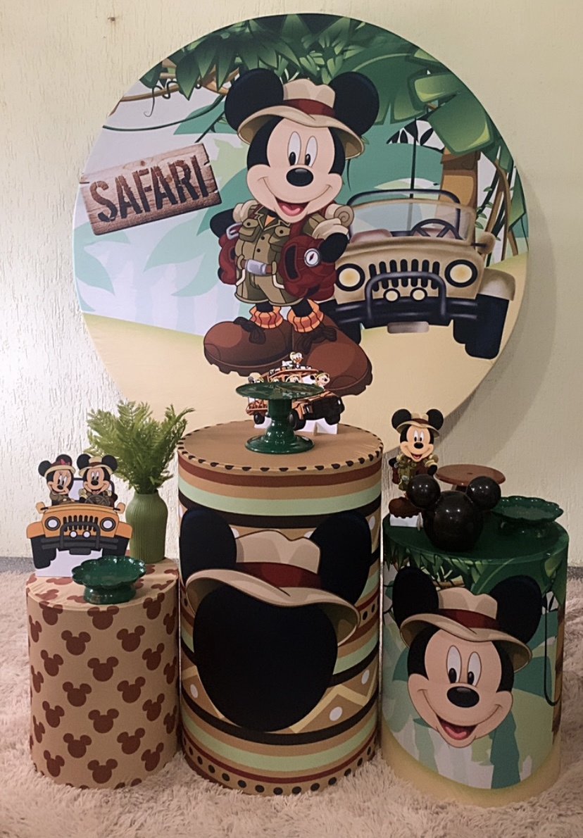 Mickey Safari P - Ki_decoração 