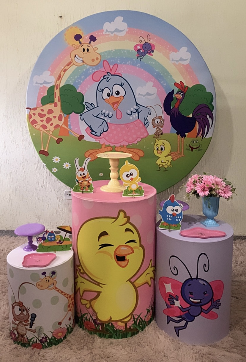 Kit Galinha Pintadinha P - Ki_decoração 