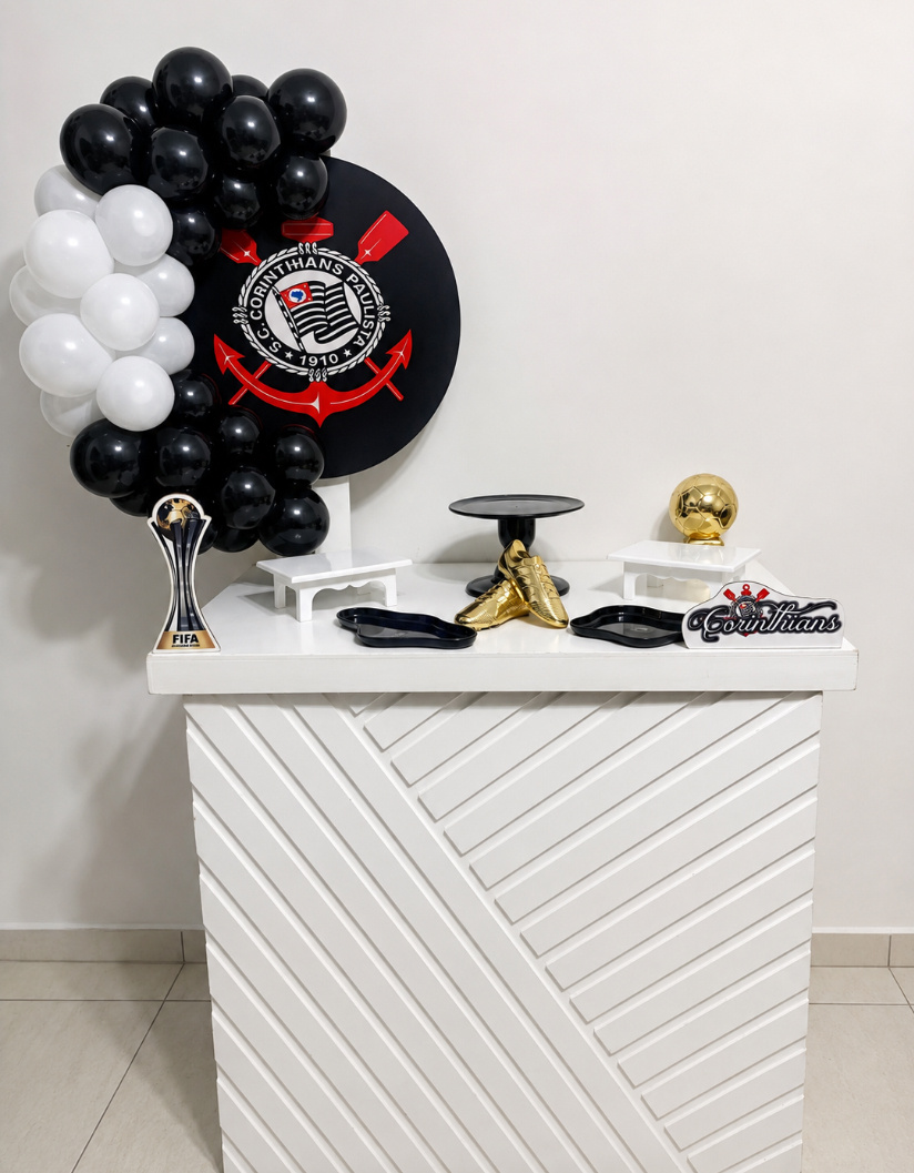 Kit Ouro Plus Corinthians - Ki_decoração 