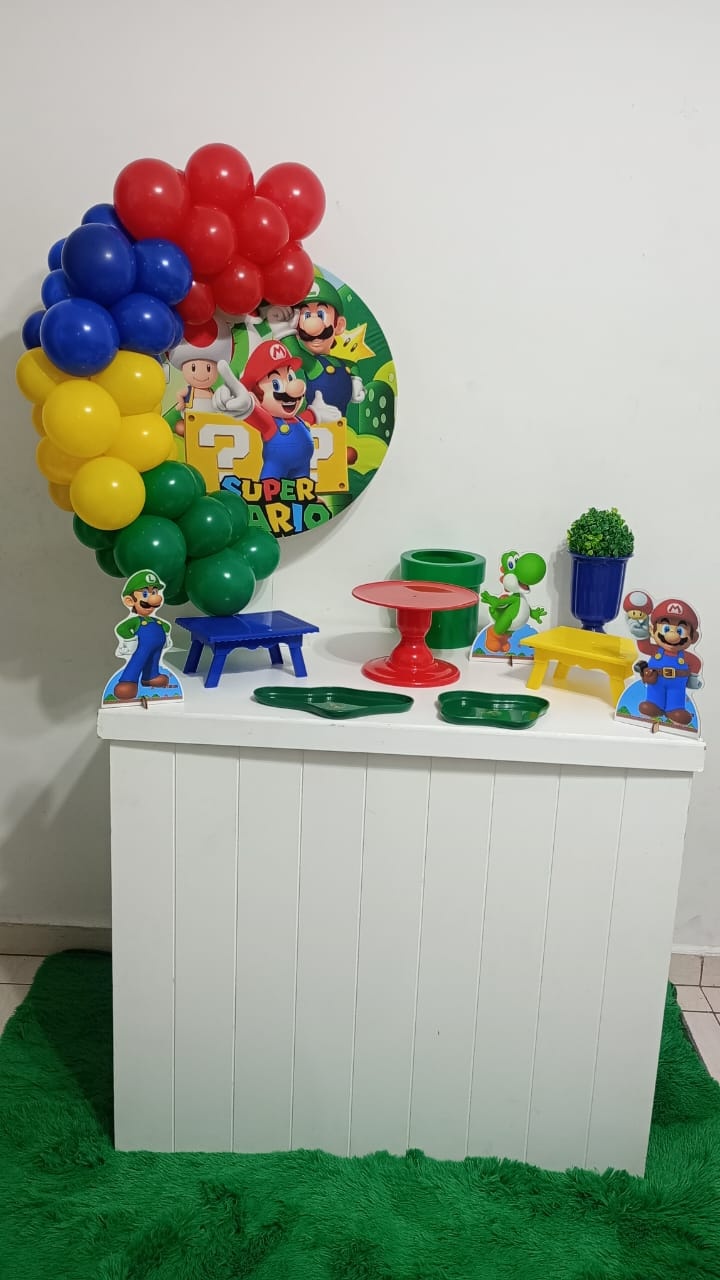 Kit Mário Bros Prata - Karen