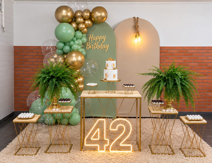 Kit Elegance Verde Eucalipto - Ki_decoração 