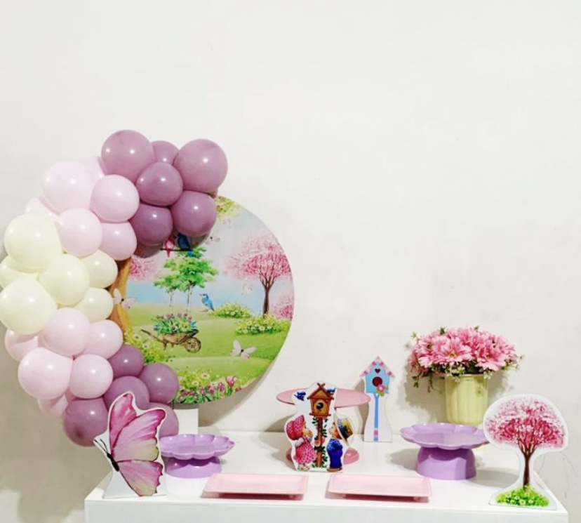 Kit Jardim Encantado (Prata) - Ki_decoração 