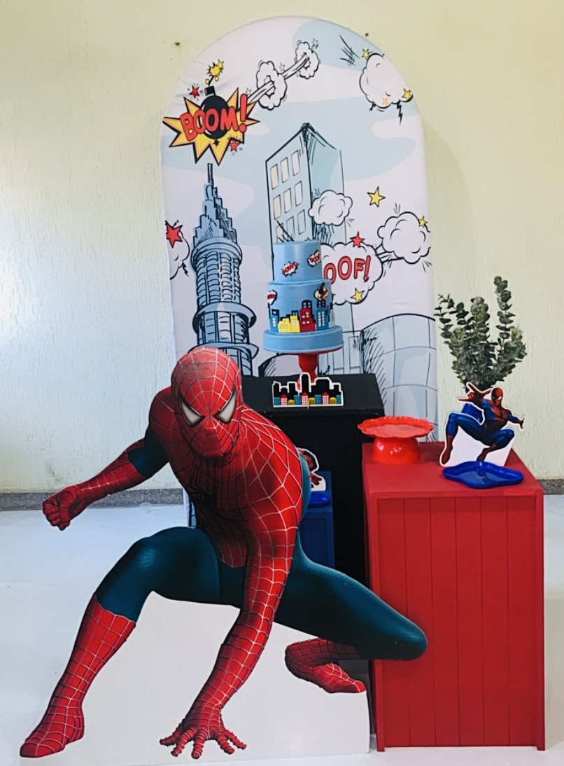 Kit Homem Aranha Cubos - Ki_decoração 