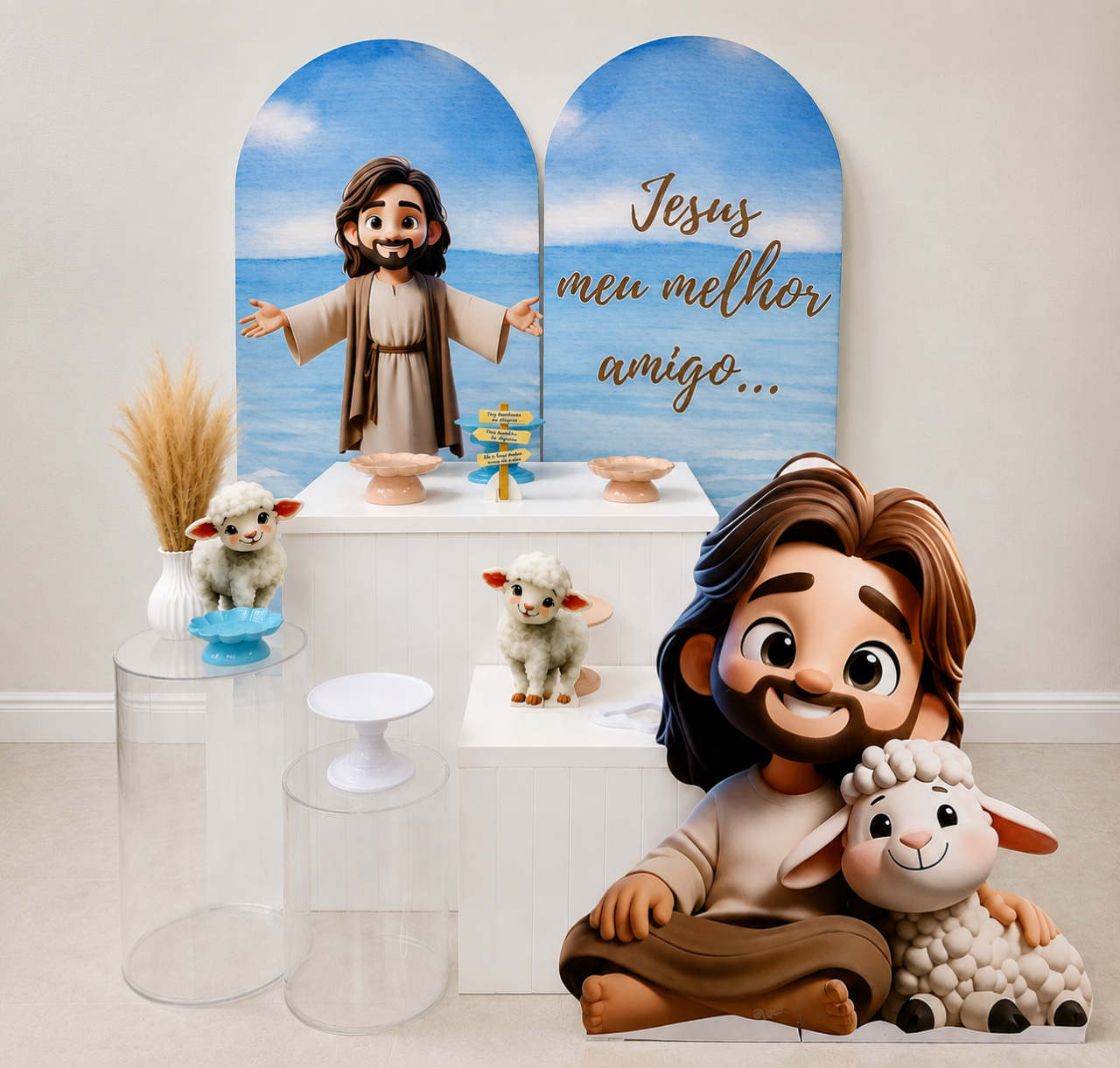 Kit Jesus Meu Melhor Amigo - Ki_decoração 