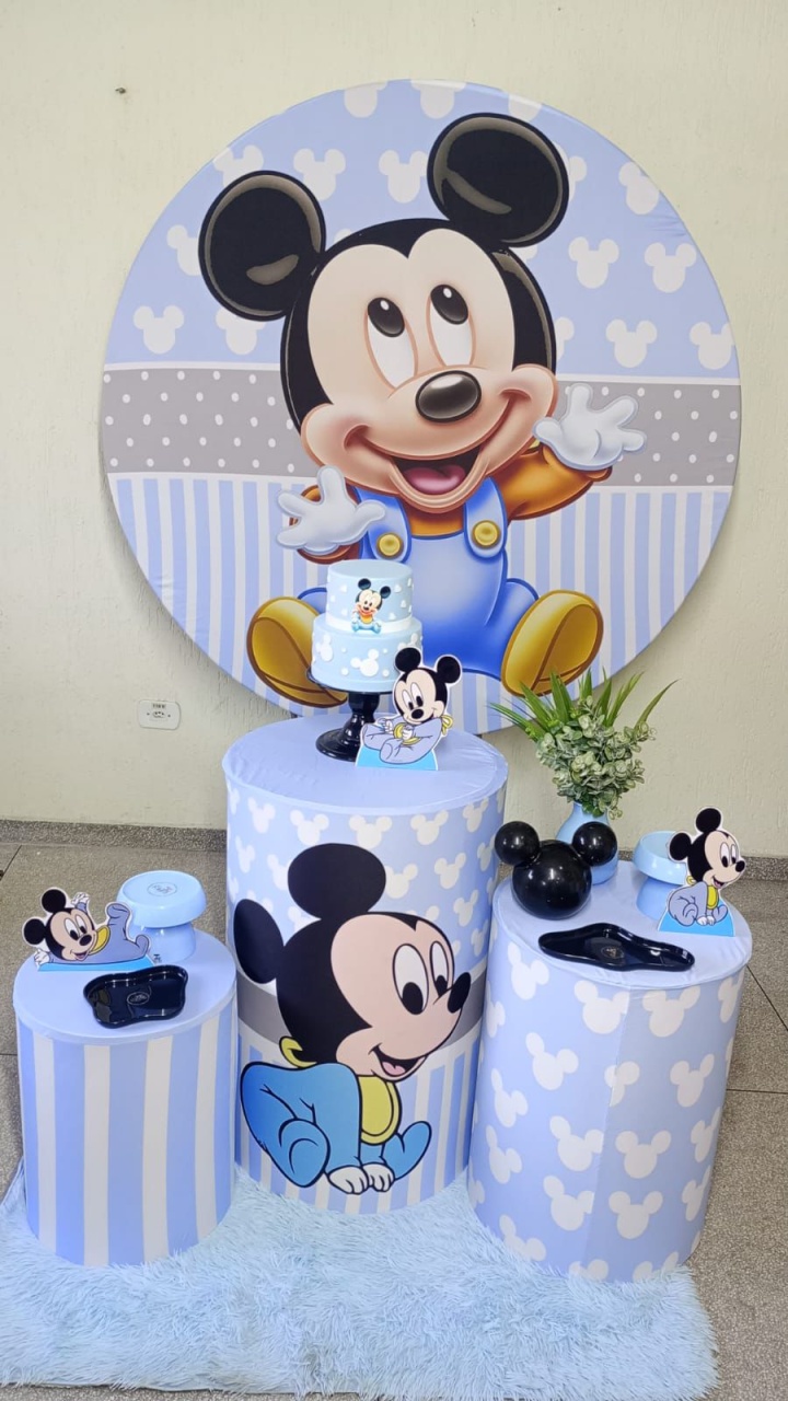 Kit Mickey Baby - Ki_decoração 
