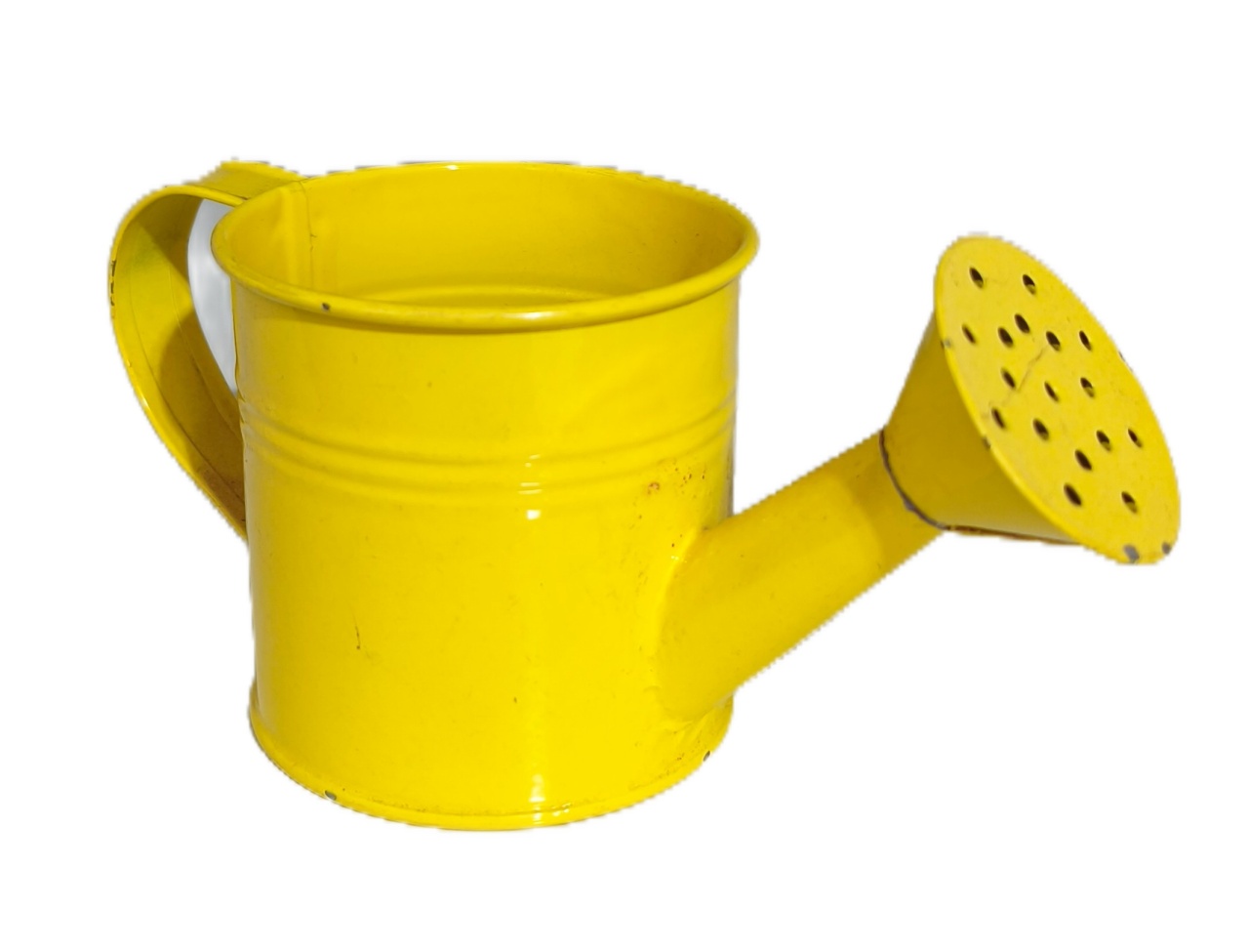 Mini Regador Metal Amarelo - Jardim de Sonhos