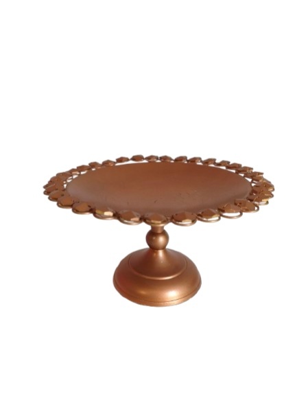 Bandeja Borda Pedrinhas Rose Gold - Jardim de Sonhos