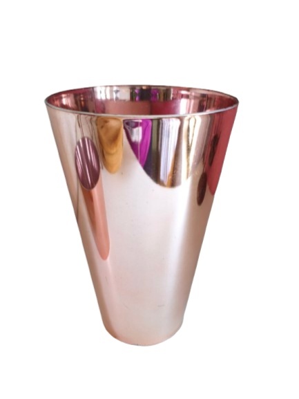 Vaso Acrílico Rose Gold G - Jardim de Sonhos