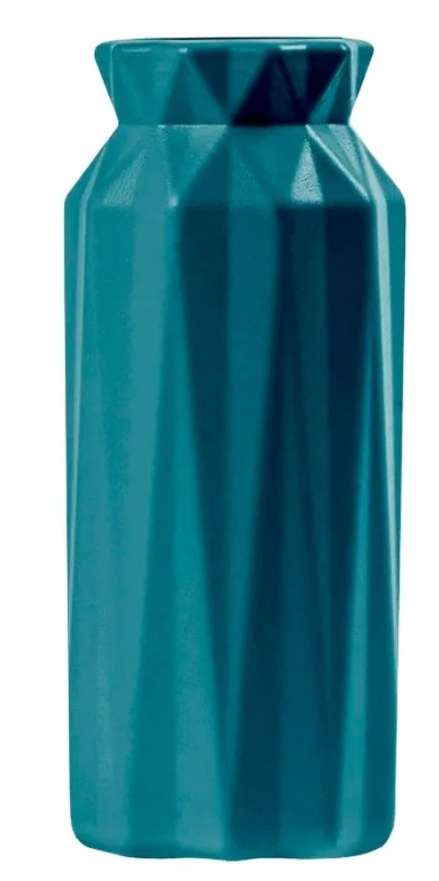 Vaso Glam Azul Petrus - Jardim de Sonhos