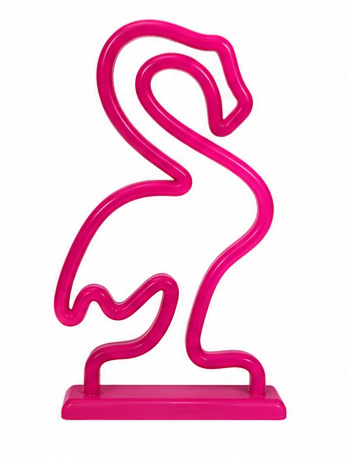 Flamingo Vazado Mdf - Jardim de Sonhos