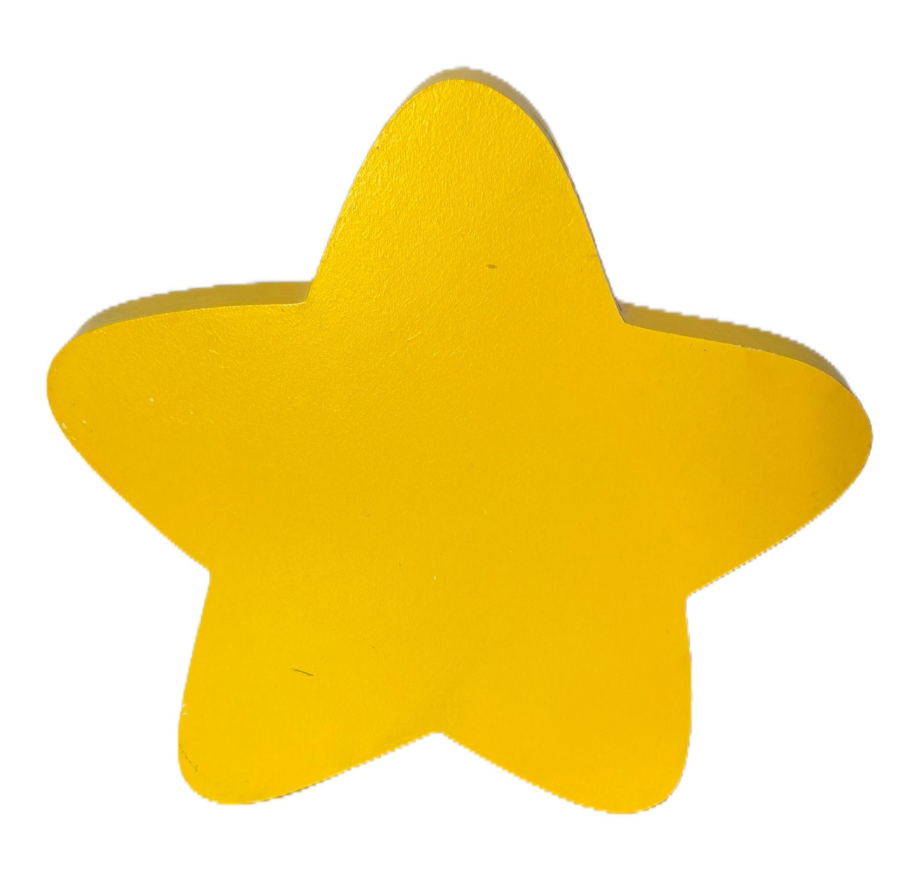 Estrela de Mesa Mdf Amarelo - Jardim de Sonhos