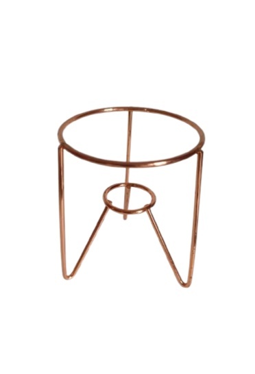 Mini Suporte Para Vasinho Rose Gold - Jardim de Sonhos