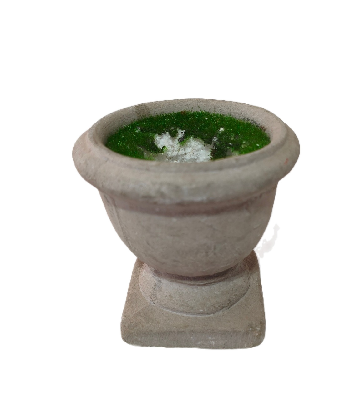 Mini Vaso Cerâmica Cinza - Jardim de Sonhos